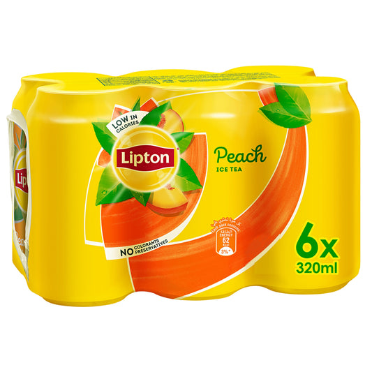 Lipton Peach Iced Tea 320Mlx6Otr