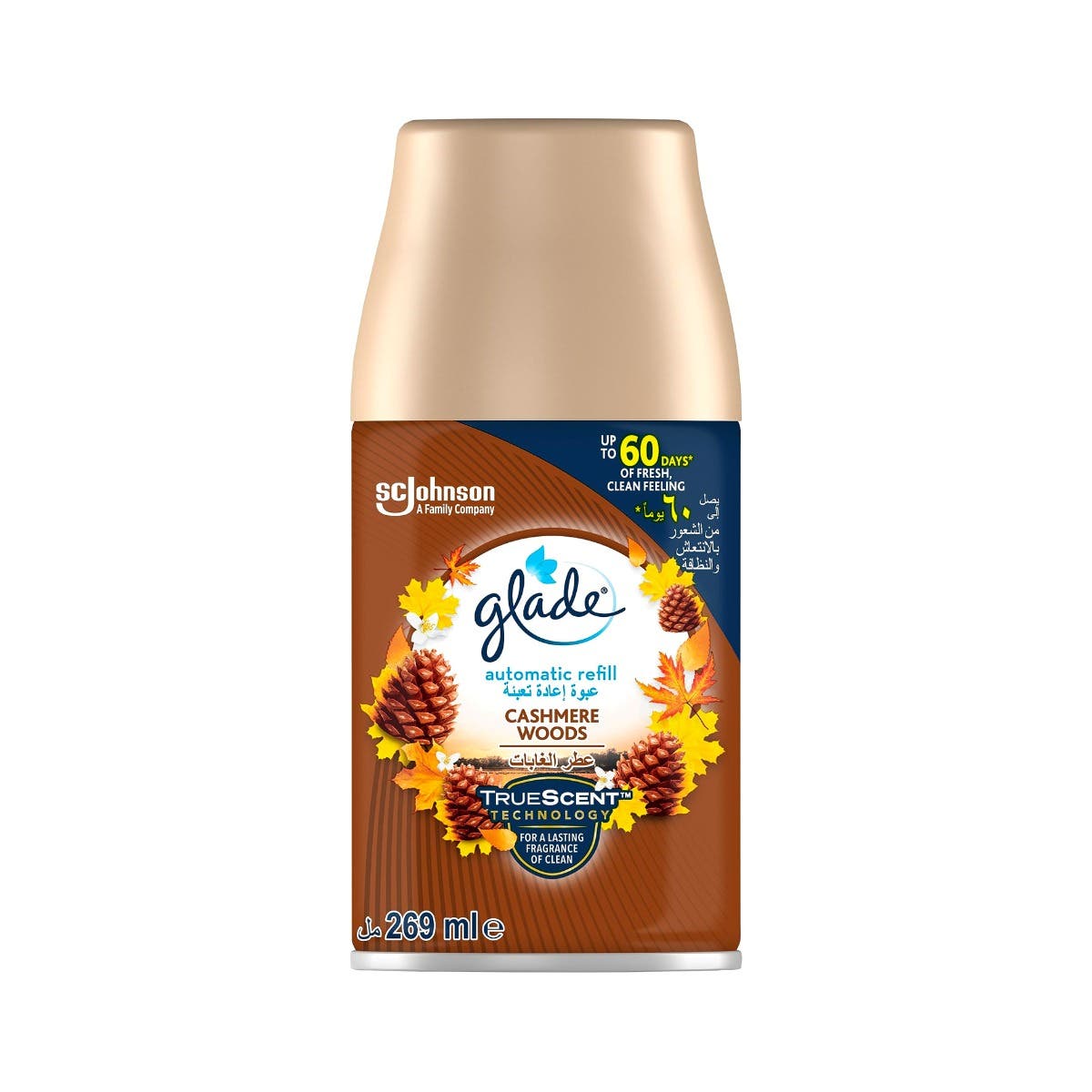 GLADE CASHMERE WOODS 269ML