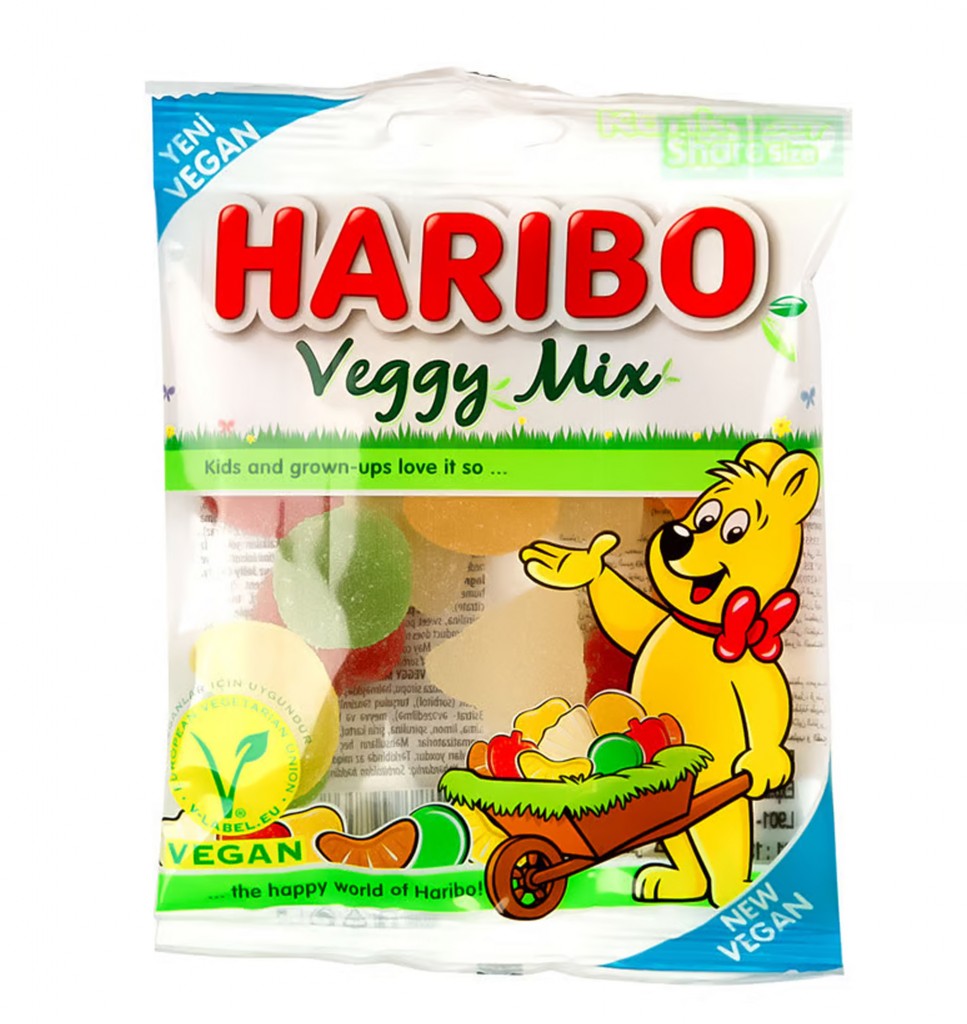 HARIBO VEGGY MIX 24X80GMS