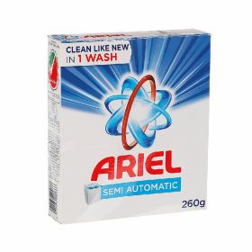 Ariel Fast Dissolving Semi-Automatic Laundry Detergent Powder 260gm