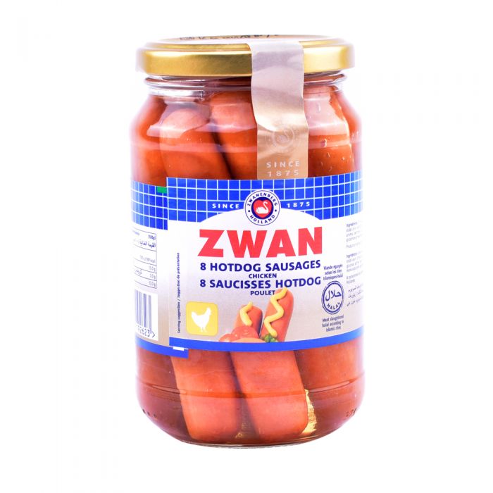ZWAN CHICKEN HOT DOG GLASS JAR 270GM