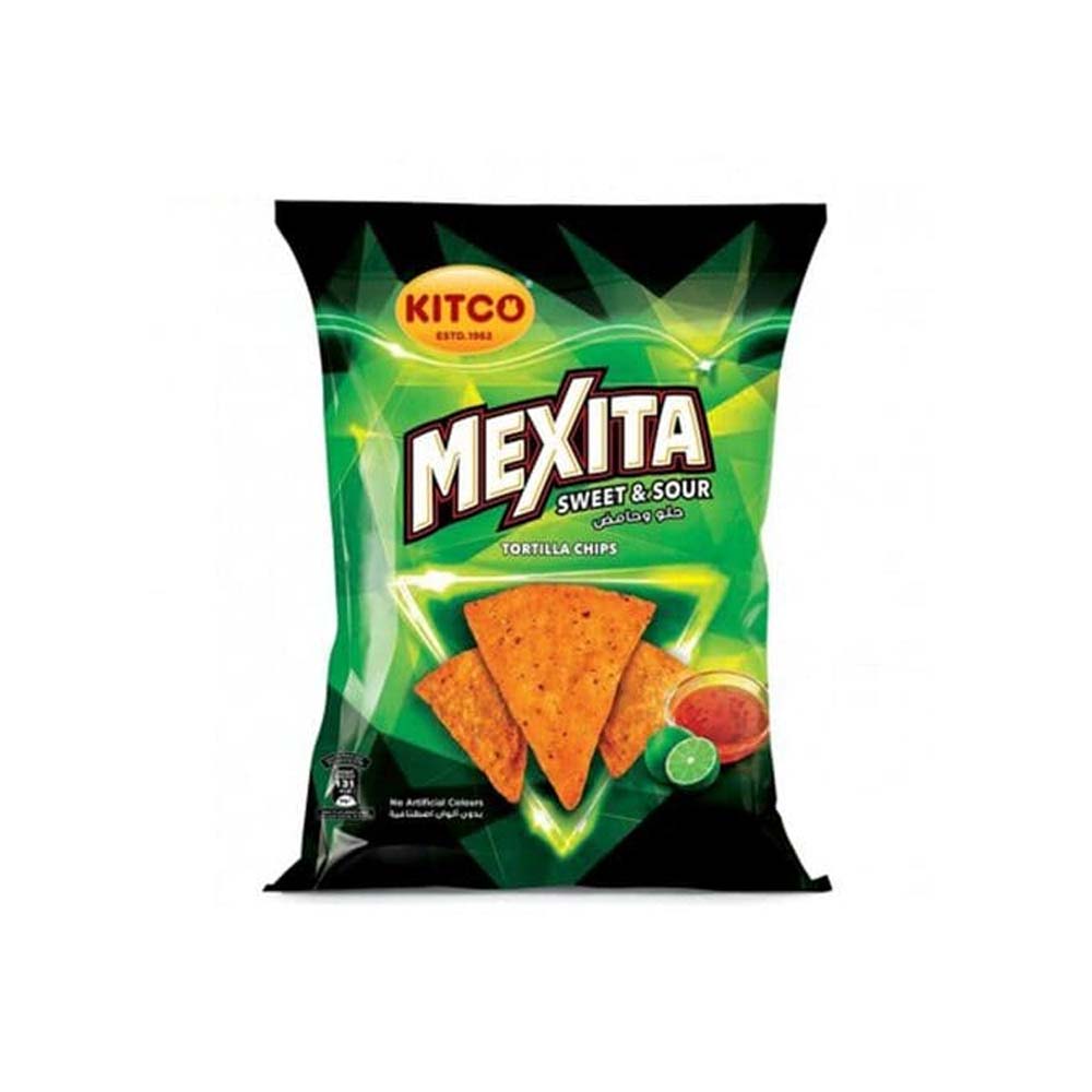 Kitco Mexita Sweet & Sour Tortilla Chips 40gm