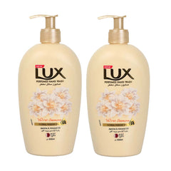 LUX HW VELVET JASMINE&ALMOND OIL 500MLX2PC OTR