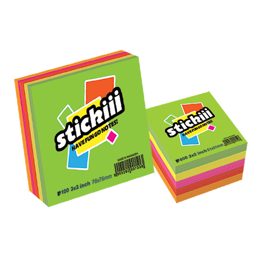 Al Saoud Stickiii Assorted Sticky Notes (3x3 Inches)