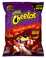 Cheetos Flamin Hot Sriracha Corn Puffs 140gm