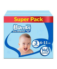 Sanita Bambi Medium Baby Diapers Size 3 (6-11kg) 15Per Pack