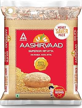 Aashirvaad Atta Whole Wheat Flour 1KG