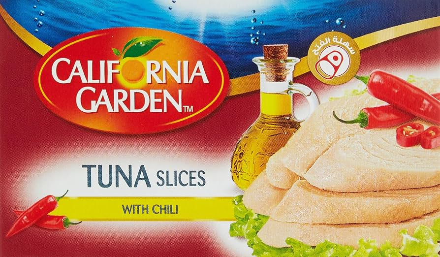 C.GARDEN TUNA SLICES WITH CHILLI 120GM