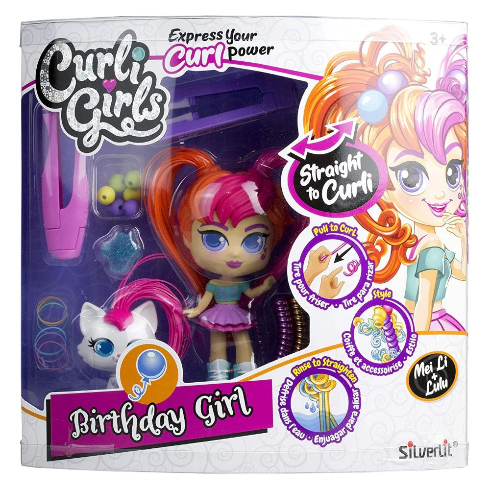 CURLIGIRLS DOLL AND PET DELUXE ASST