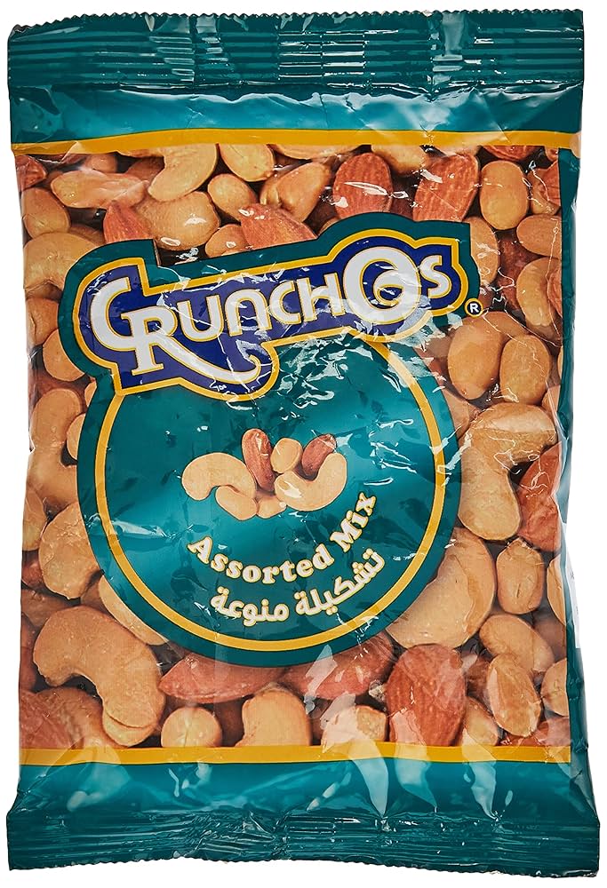 CRUNCHOS ASSRTD MIX NUTS 100G CAN