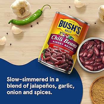 Bush's Best Spicy Kidney Beans in Chili Sauce 400gm