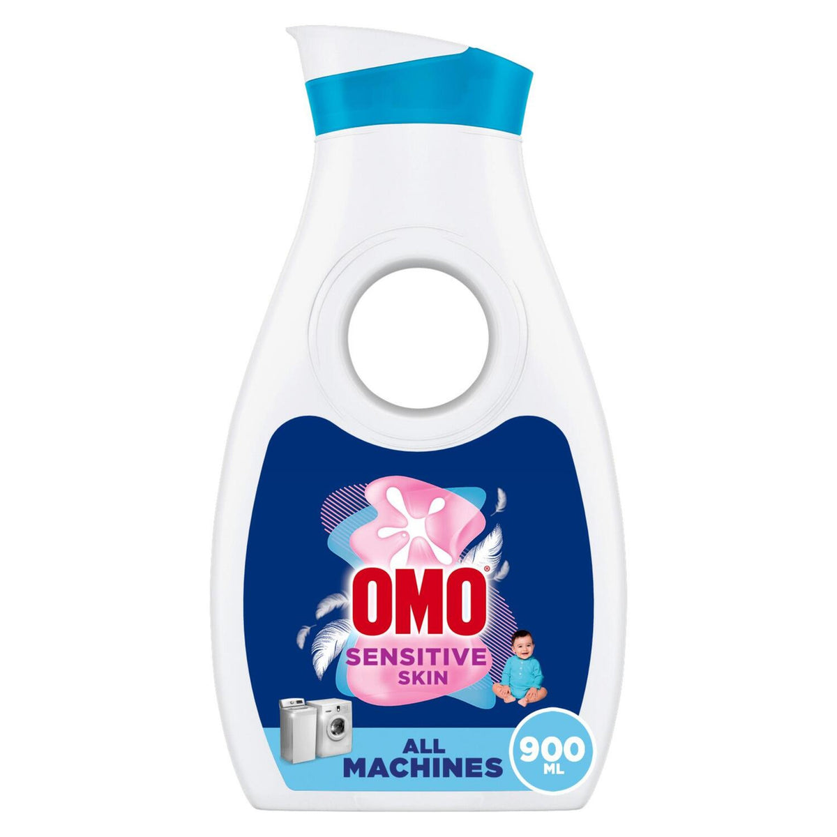 Omo Semic Liq Sensitive Sky 900ml