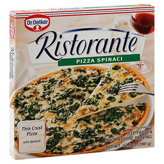 DR. OETKER RISTORANTE FROZEN SPINACH PIZZA