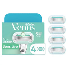 Gillette Venus Smooth Sensitive 3-Blade Razor With 4 Refills