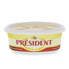 PRESIDENT UNSALTED BUTTER 250GM