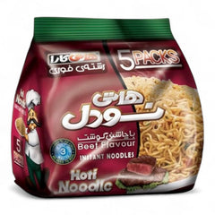 Hoti Noodles Beef Flavour 5 Pcs OTR