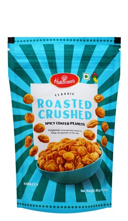 Haldiram's Roasted Crushed Spicy Coated Peanuts - Vegetarian 200gm