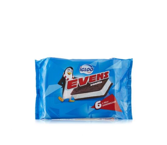 IGLOO EVENS VANILLA 6X90ML SANDWICH