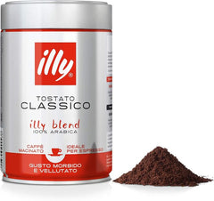 Illy Arabica Classico Espresso Ground Coffee Classic Roast 250gm