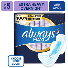 Kotex Maxi Thick Super Pads For Heavy Flow With Wings 60Per Pack
