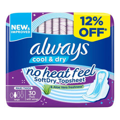 ALWAYS CLEAN & DRY MAXI THICK
