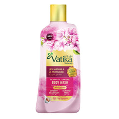 Vatika Naturals Les Jardins A La Francaise Body Wash Cherry Blossom Scent With Almond Milk