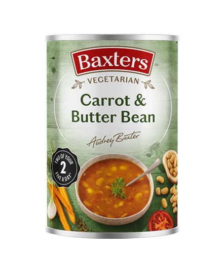 BAXTERS CARROT & BUTTER BEAN 400G
