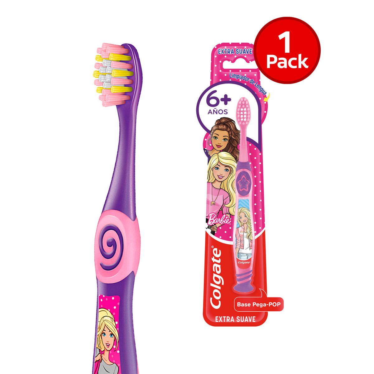 Colgate Multicolor Barbie Extra Soft Toothbrush (6+ Years)