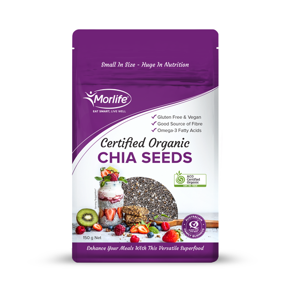 MORLIFE CHIA SEEDS 150G