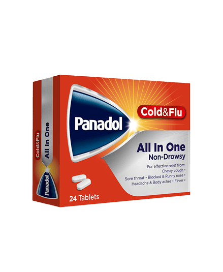 Panadol All In One Cold And Flu 24Tablets