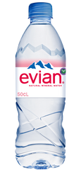 EVIAN NATURAL MINERAL WATER 500ML