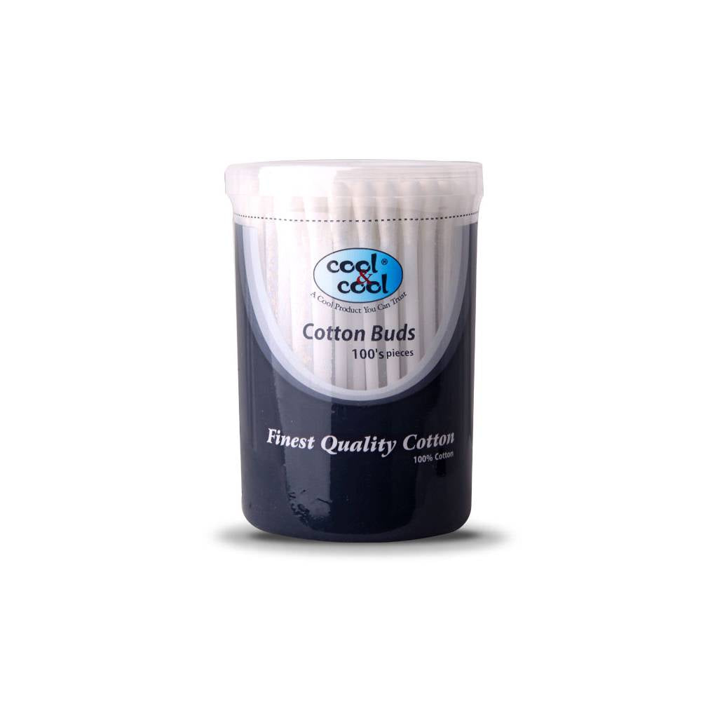 Cool & Cool White Cotton Buds 100 Per Pack