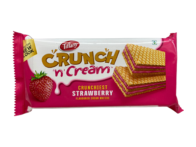 WAFER CRUNCH&CREAM STRAWBERRY 153GM