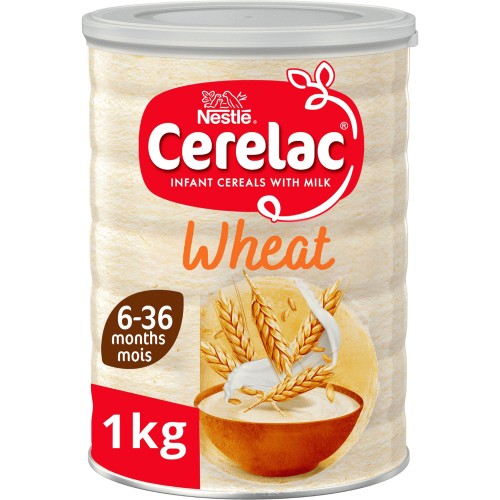 Cerelac Infant Cereal With Milk & Wheat (6+ Months) 1kg