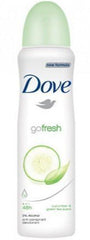 DOVE MOISTURIZING DEODORANT SPRAY CUCUMBER&GREEN TEA SCEN 150ML