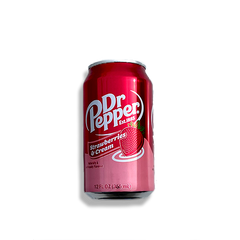 Dr Pepper Soda Strawberry & Cream Flavor 355ml