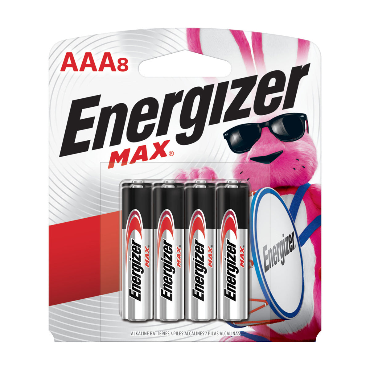 Energizer Max AAA Alkaline Batteries 8Per Pack