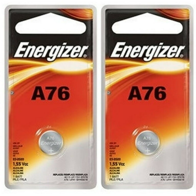 Energizer A76 1.5V Alkaline Batteries 2 Per Pack