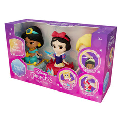 Eolo Disney Princess Jasmine, Snow White & Rapunzel Fidget Dolls Set 3 per pack