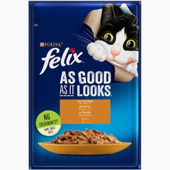 Purina Felix Wet Food With Chicken In Jelly For Kittens 85g