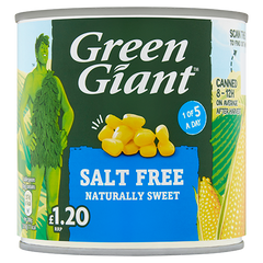 Green Giant Sweet Corn No Salt/sugar 340gm