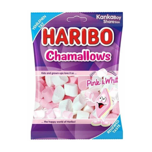 HARIBO CHAMALLOWS PINK & WHITE 24X70G