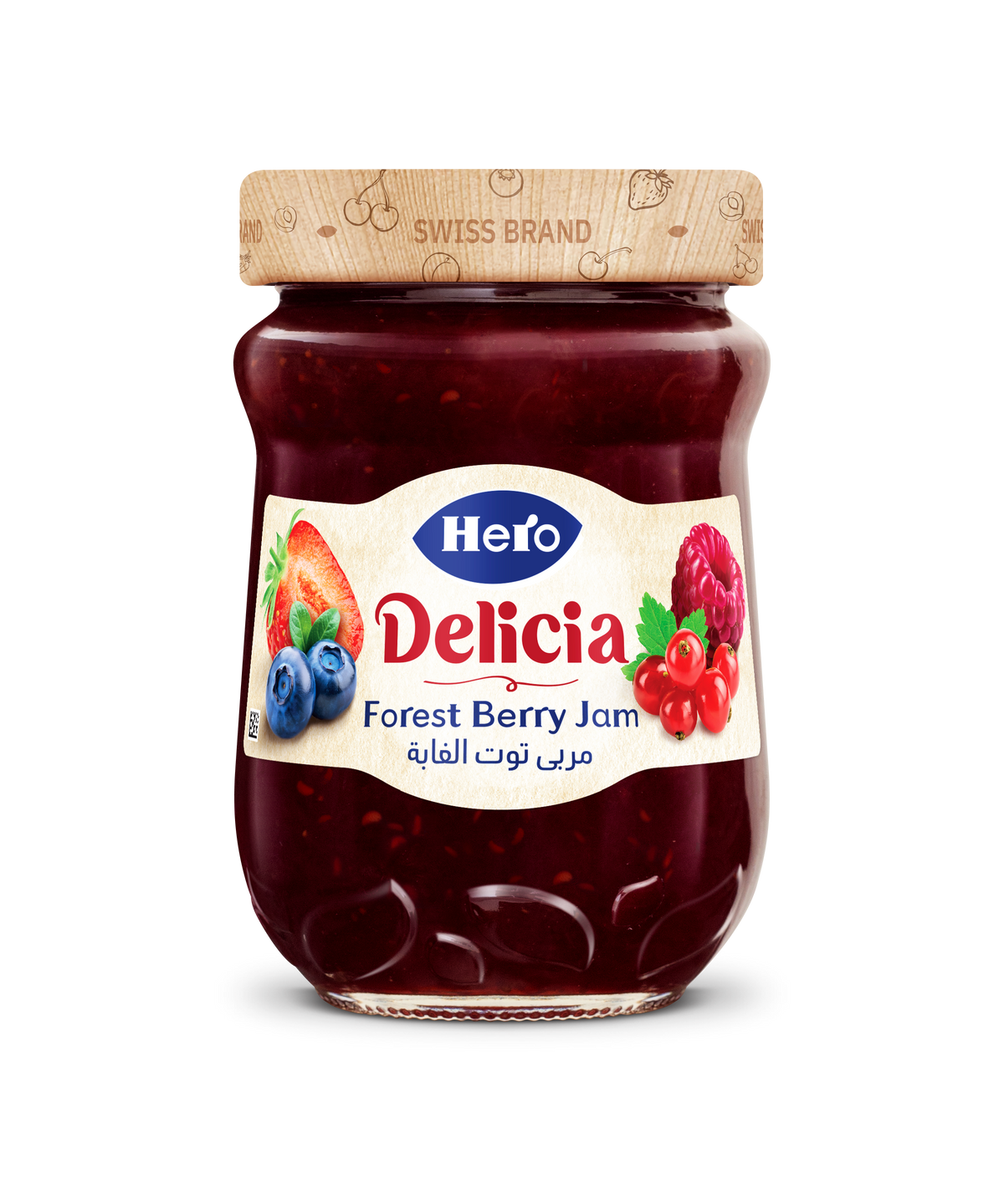 Hero Delicia Forest Berry Jam - artificial preservatives free, artificial flavors free, artificial colors free