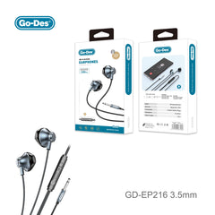 GO-DES EARPHONE 3.5MM