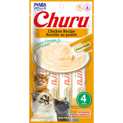 Inaba Churu Creamy Cat Treats With Chicken 4x14g