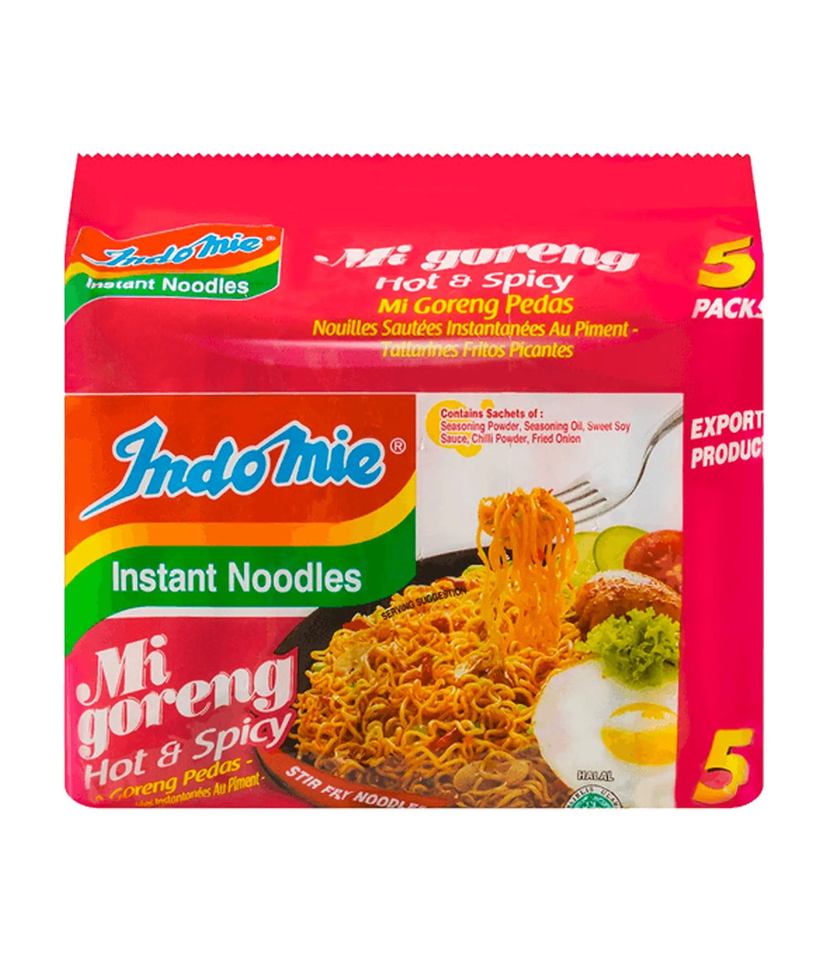 Indomie Hot & Spicy 5X80g