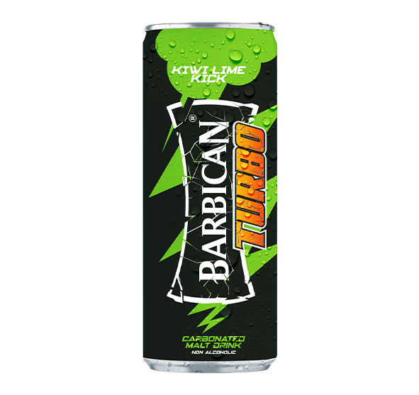 BARBICAN TURBO KIWI LIME KICK 240ML