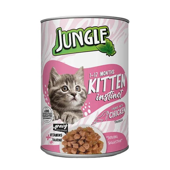Energy Wet Food With Chicken Chunks For Kitten & Junior Cats 400gm