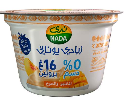 NADA GREEK YOHURT 0% MANGO & PEACH 160gm