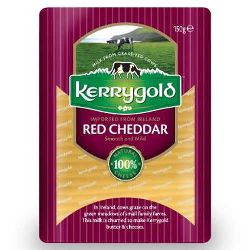 Kerrygold Red Cheddar Slices Cheese 150gm